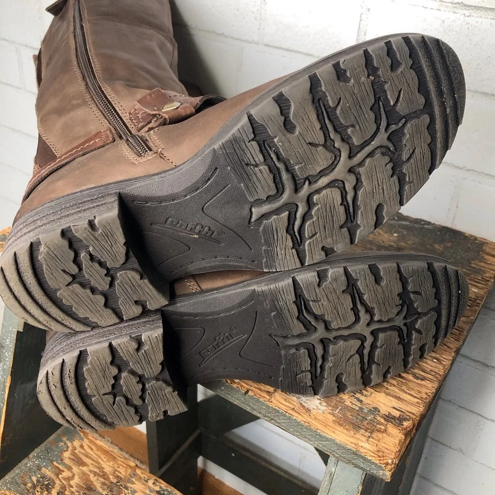 Earth Sierra Stone Tall Boots Size 8 - Picture 9 of 11